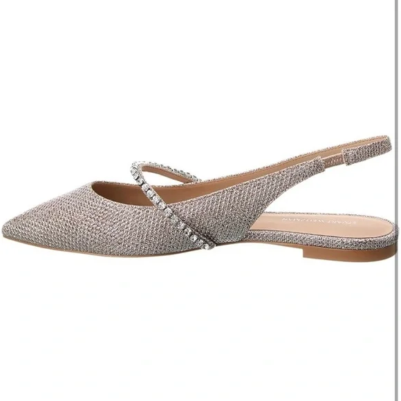 Crystaline Slingback Flat size 9.5 - Picture 2 of 4